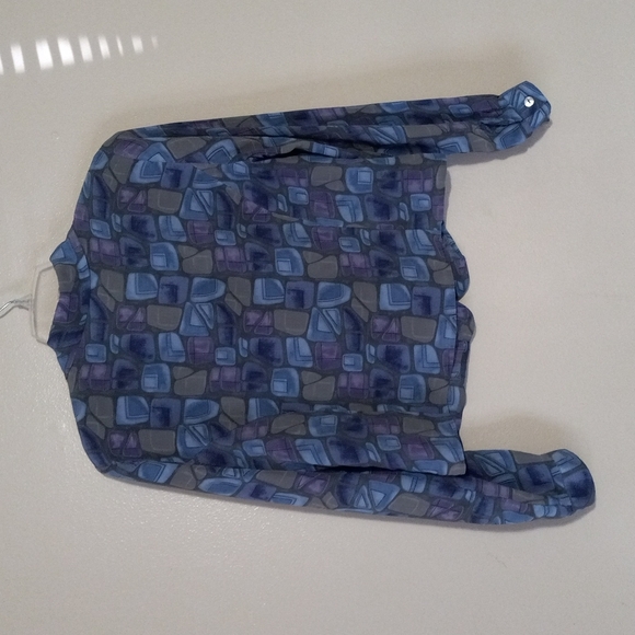 Vintage Christie & Jill Silk Button Shirt Size 12P - Picture 5 of 6